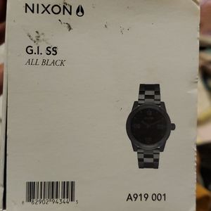 Nixon Watch All Black